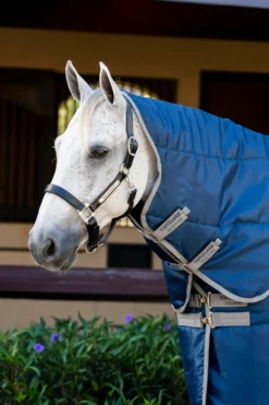 Horseware Hästtäcken & Flughuvor|Horseware-Aigo Inuator Ha 100g Navy/Titan