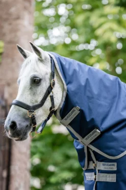 Horseware Horseware|Hästtäcken & Flughuvor-Amigo Ripstop 900D Hals 0g Navy/Grey