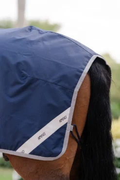 Horseware Hästtäcken & Flughuvor|Horseware-Aigo Riptop krittäcke Navy/Grey