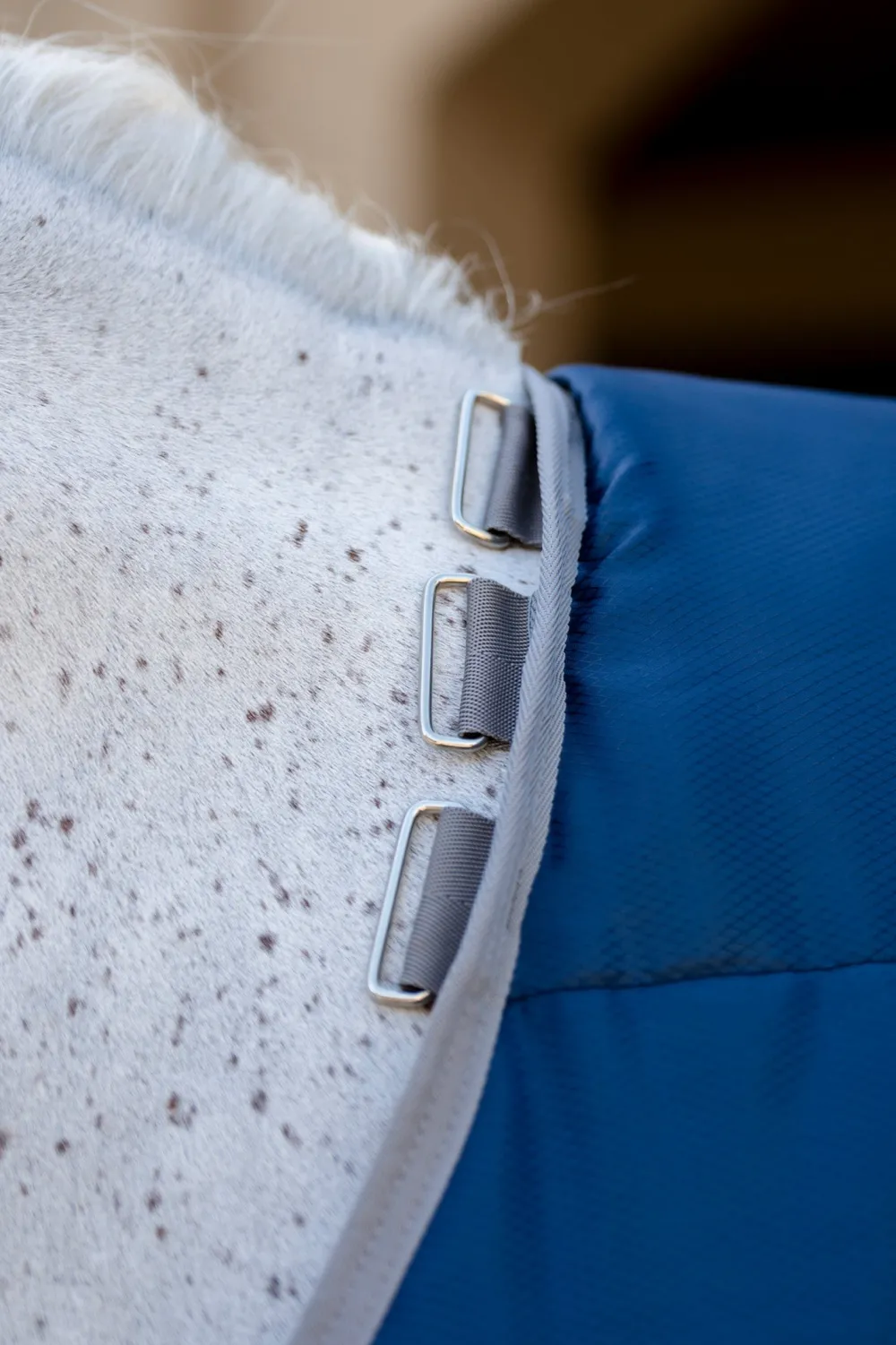 Horseware Hästtäcken & Flughuvor|Horseware-Amigo Ripstop Stalltäcke Plus Ponny 200g Navy/Grey