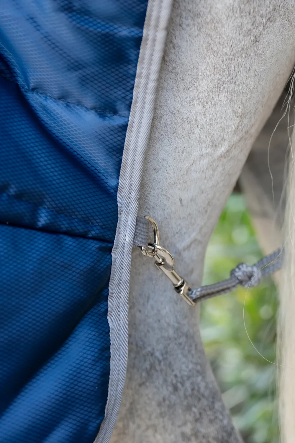 Horseware Hästtäcken & Flughuvor|Horseware-Amigo Ripstop Stalltäcke Plus Ponny 200g Navy/Grey