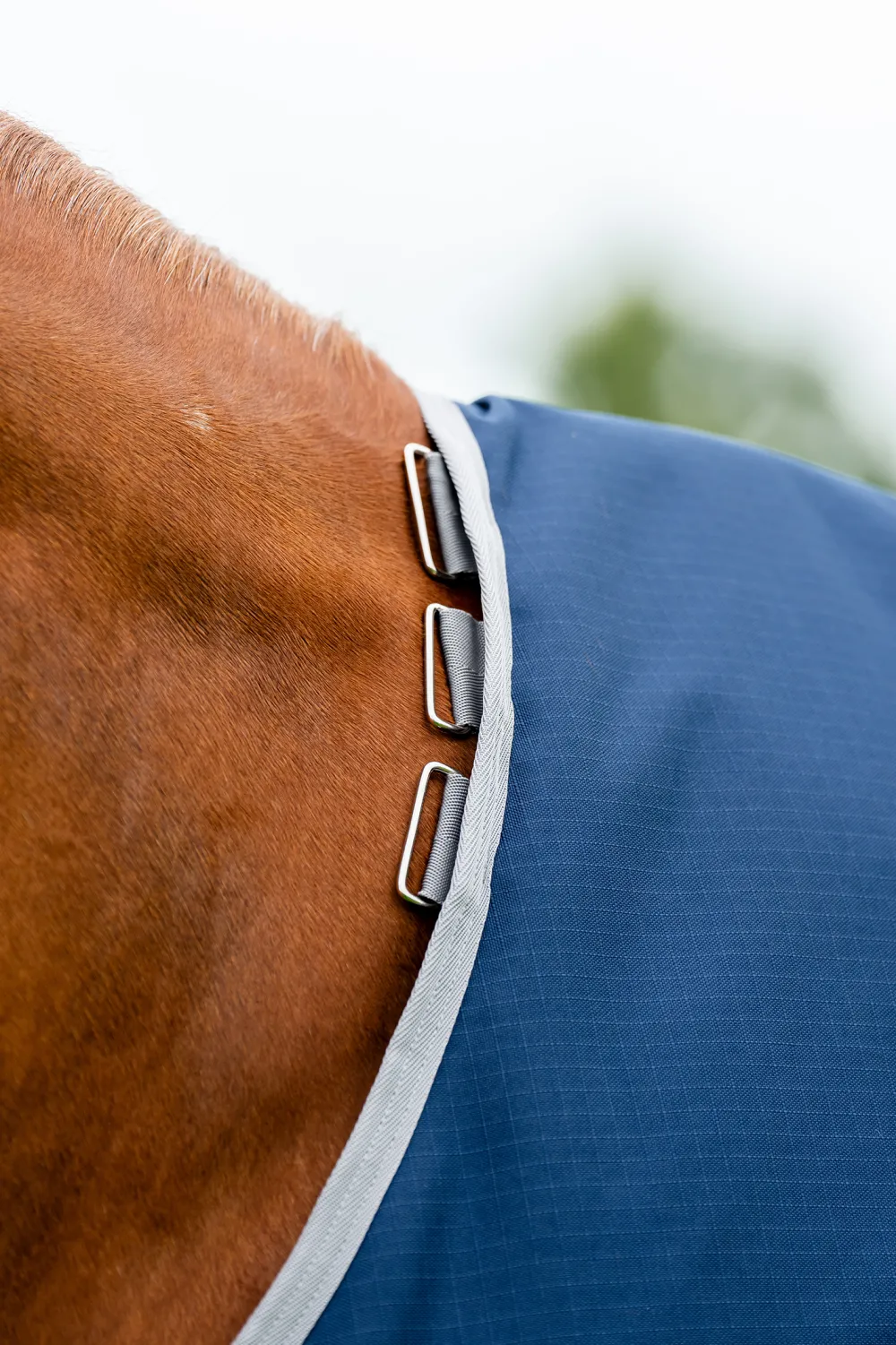 Horseware Hästtäcken & Flughuvor|Horseware-Amigo Ripstop Vintertäcke 900D Plus 200g Navy/Titanium Grey