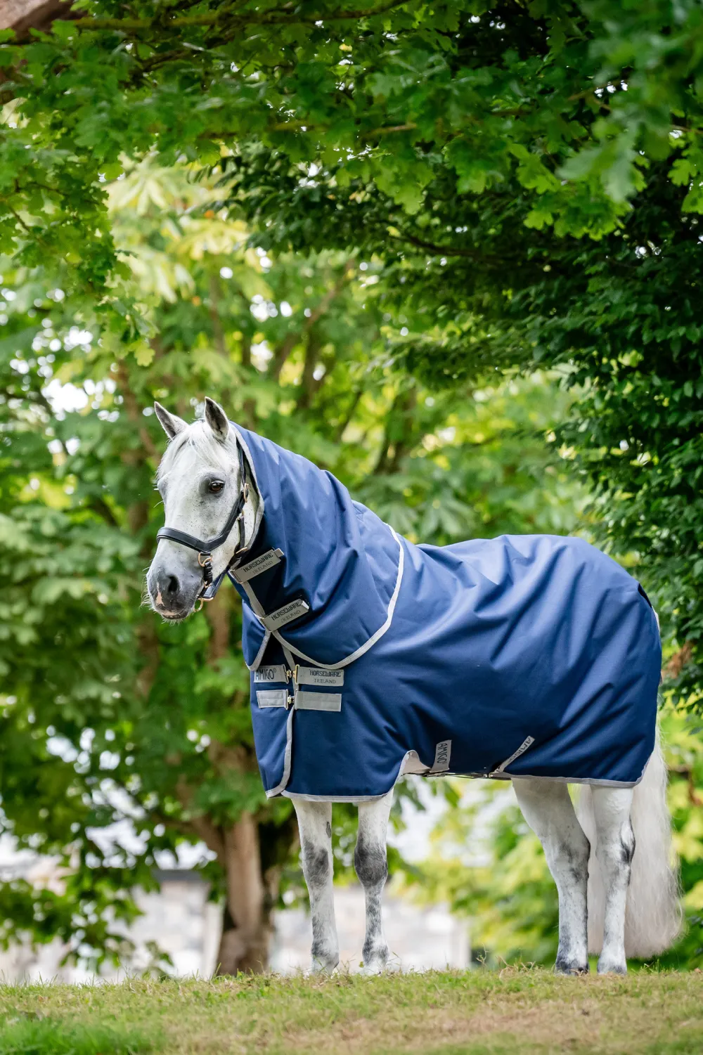Horseware Hästtäcken & Flughuvor|Horseware-Amigo Ripstop Vintertäcke 900D Plus 200g Navy/Titanium Grey
