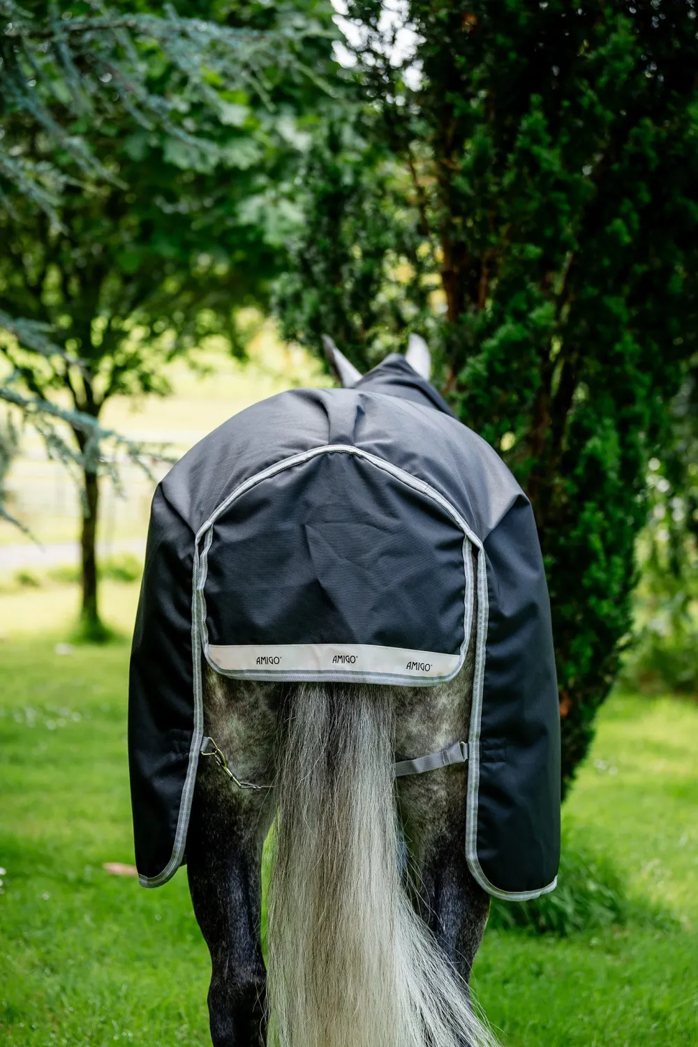Horseware Hästtäcken & Flughuvor|Horseware-Amigo Utetäcke Plus 400g V-front 1200D