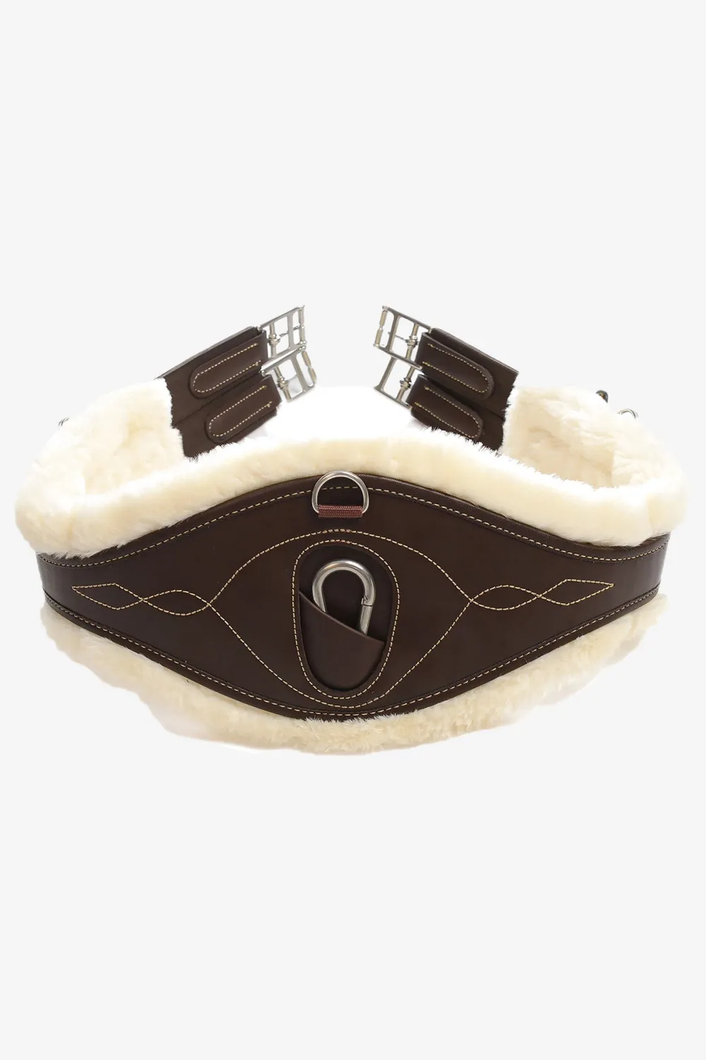 Kentucky Horsewear Sadelgjordar & Tillbehör-Anatomisk Fårskinnsgjord Brun