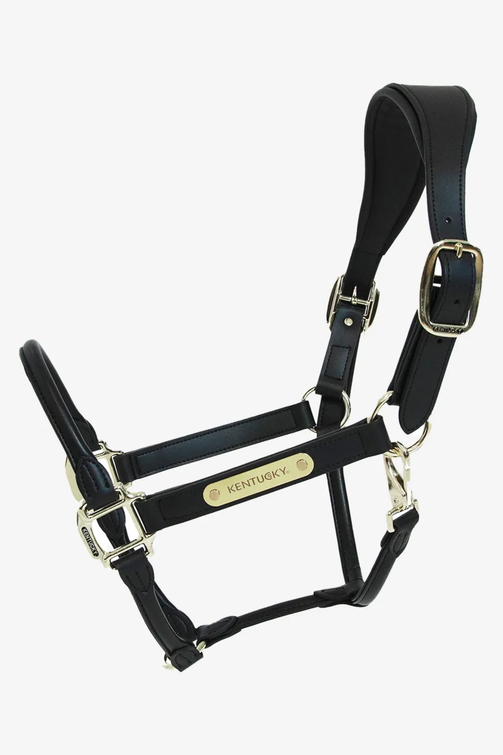 Kentucky Horsewear Kentucky Horsewear|Grimmor & Grimskaft-Anatomisk Lädergrimma Svart