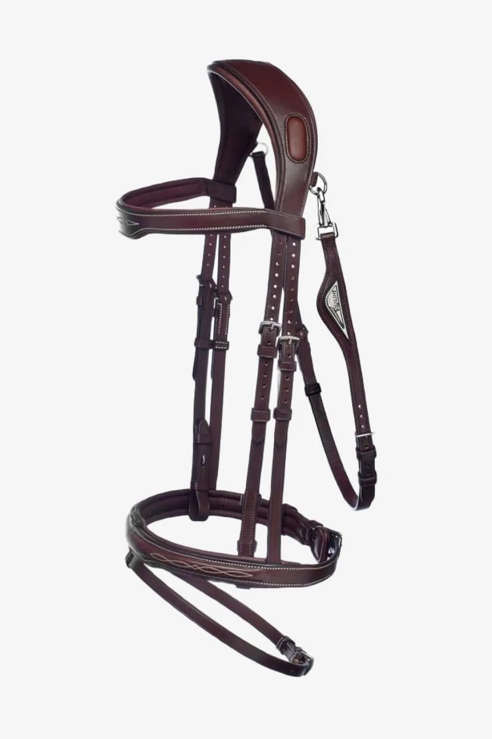 Equiline Träns & Pannband|Equiline-Anatomiskt Träns Brun