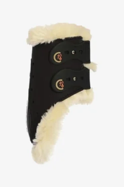 Kentucky Horsewear Benskydd & Benlindor-Bakskydd Fårskinn Elastisk Svart