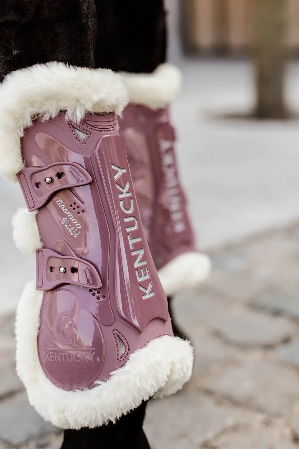 Kentucky Horsewear Kentucky Horsewear|Benskydd & Benlindor-Baboo enkydd Fårkinn Old Roe