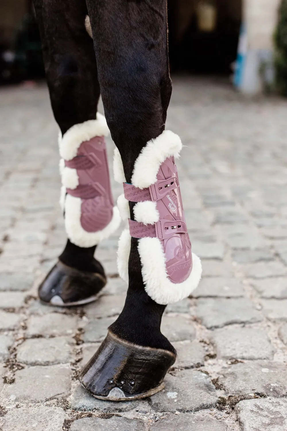 Kentucky Horsewear Kentucky Horsewear|Benskydd & Benlindor-Baboo enkydd Fårkinn Old Roe