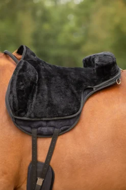 QHP Qhp|Sadlar & Sadelpaddar-Barbacka Padd SuperSoft Svart/Svart
