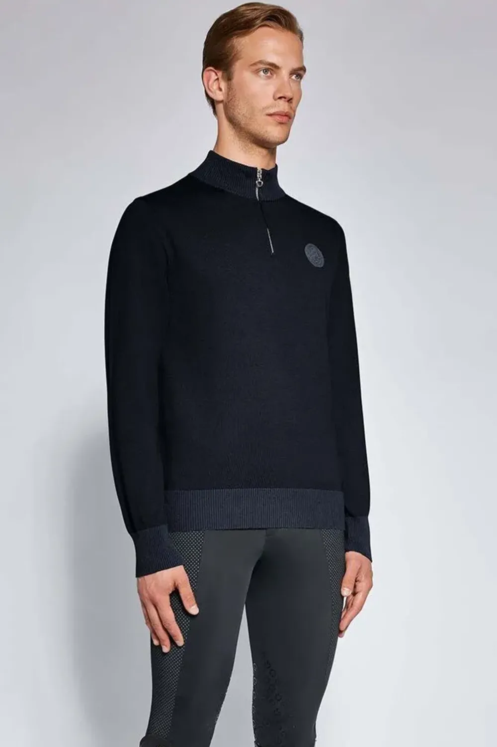 Cavalleria Toscana Cavalleria Toscana-Bou 1/2 Zip Herrtröja