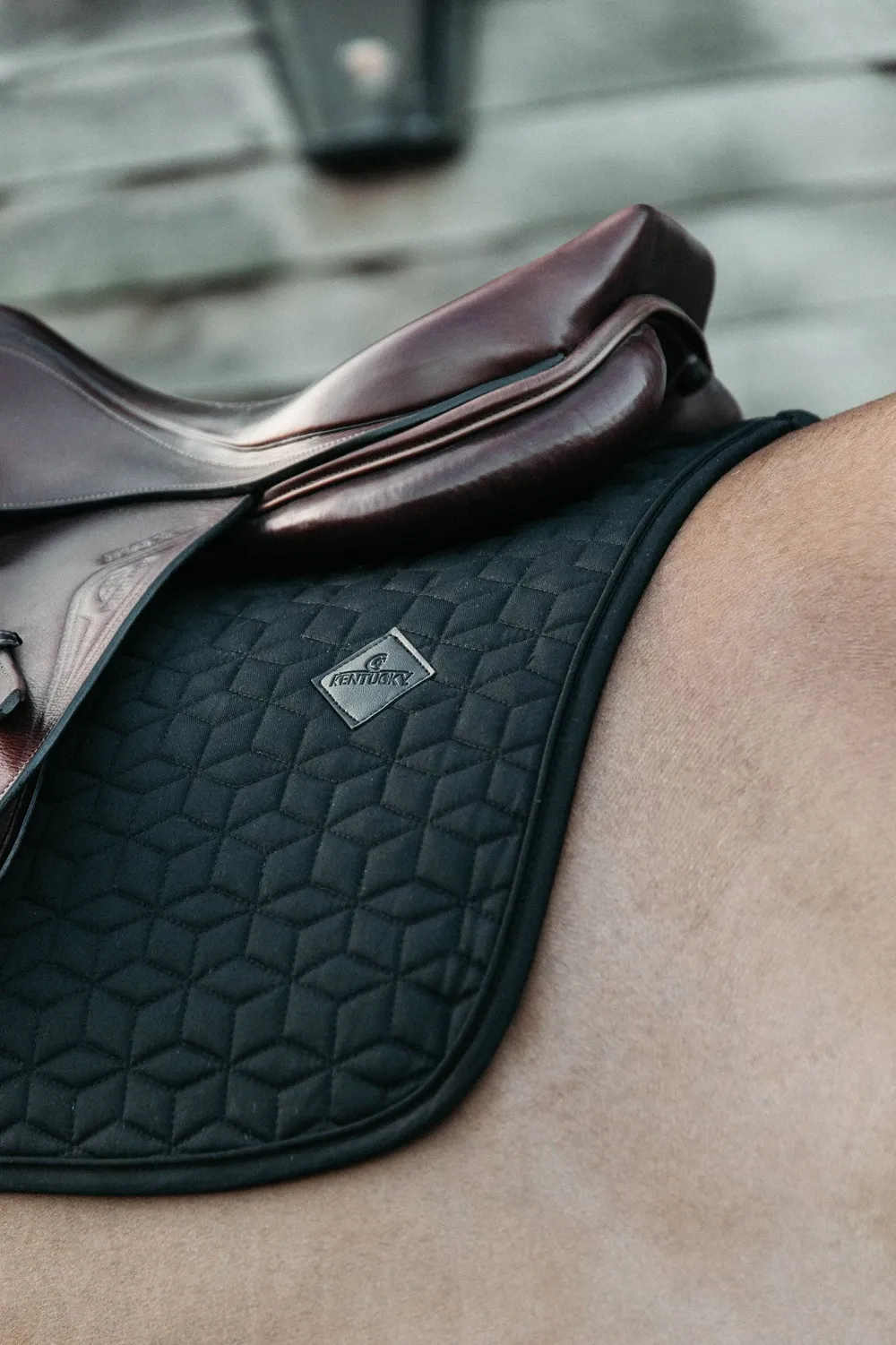 Kentucky Horsewear Kentucky Horsewear|Schabrak & Huvor-Classic Schabrak Svart