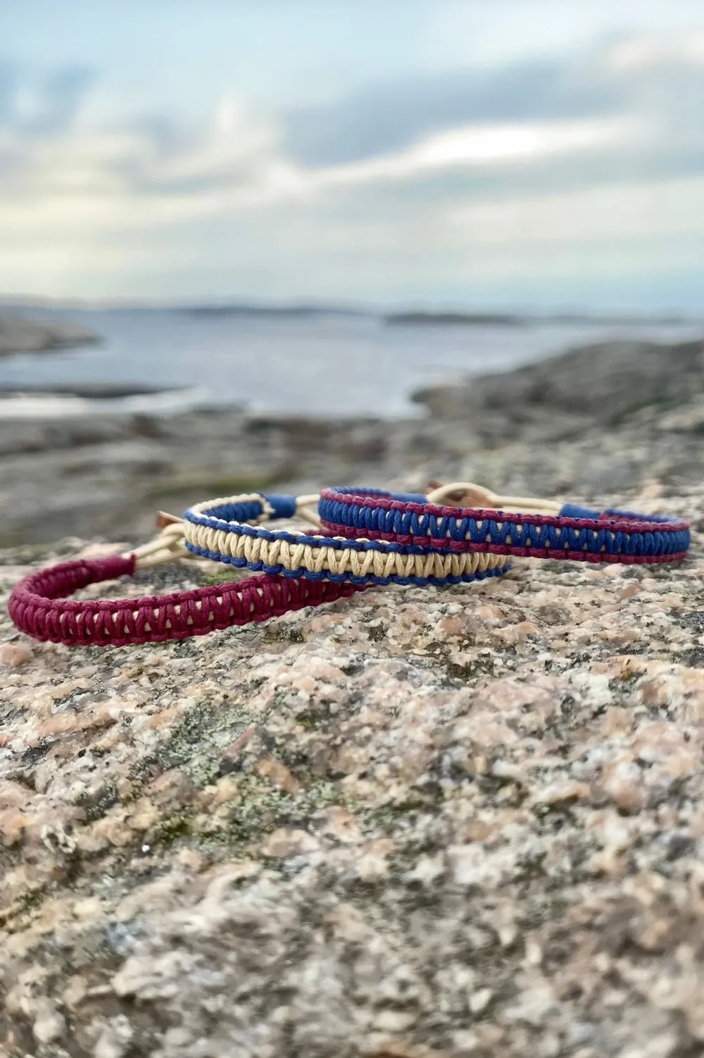 CleanSea Örhängen & Armband-Action Taker Arband 1kg andbeige/Havbå