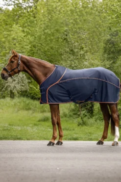 Waldhausen Flugskydd-Cooler Sommartäcke mot Flugor Navy/Orange