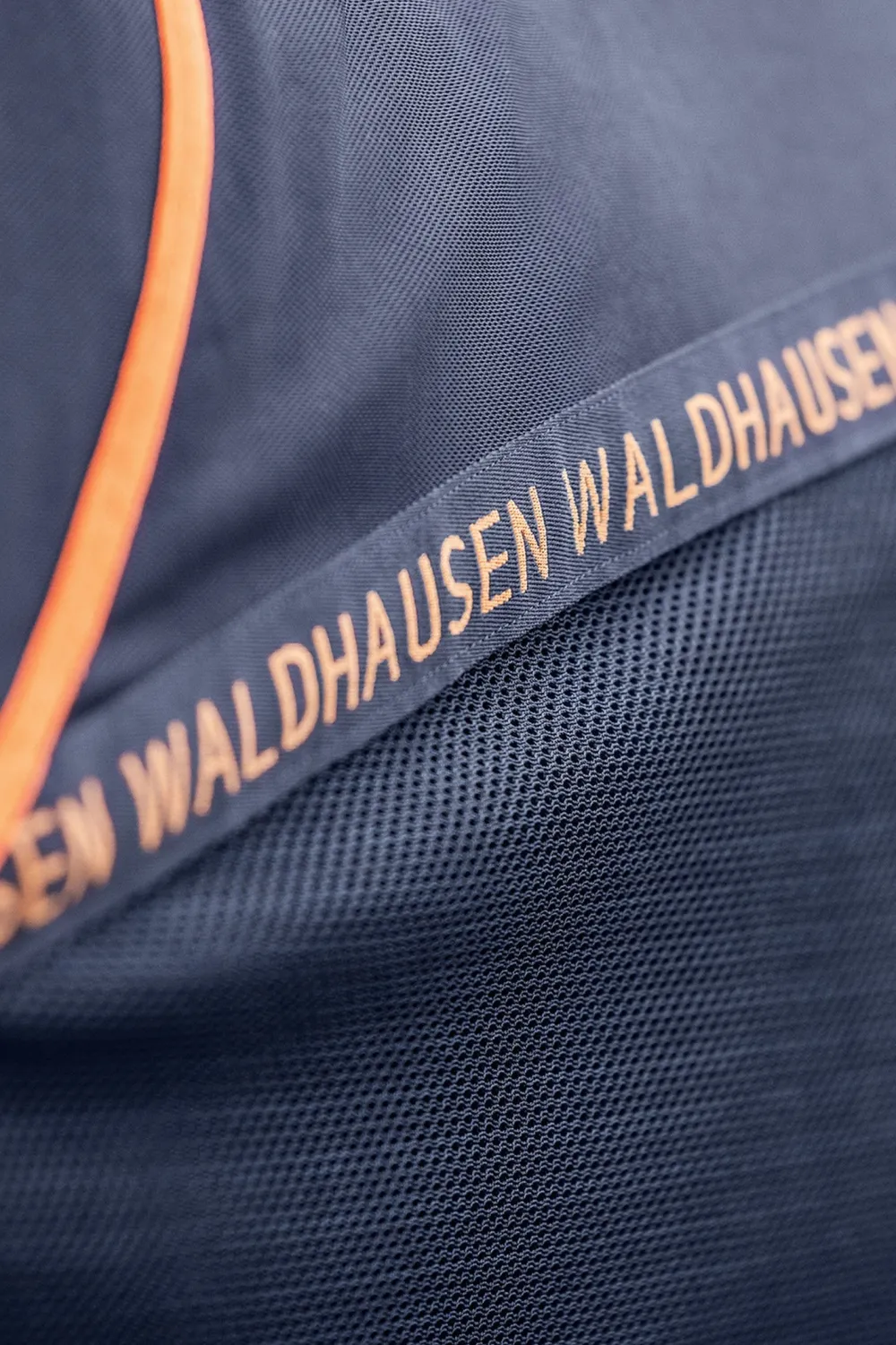 Waldhausen Flugskydd-Cooler Sommartäcke mot Flugor Navy/Orange