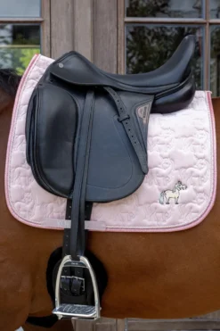 Kentucky Horsewear Kentucky Horsewear-Dressyrschabrak Enhörning Glitter Ljusrosa