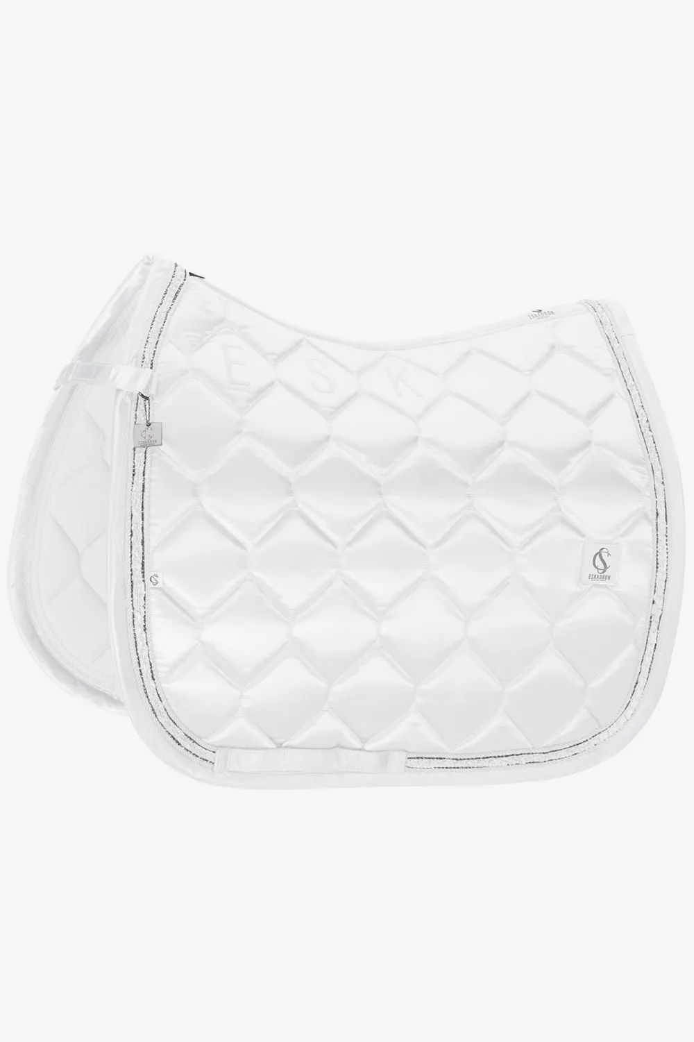 Eskadron Schabrak & Huvor|Eskadron-Dressyrschabrak Satin Classic Sports-26 Vit