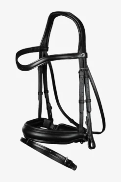 Dyón Träns & Pannband|Dyón-Dressyrträns Medium Pullback New English Svart