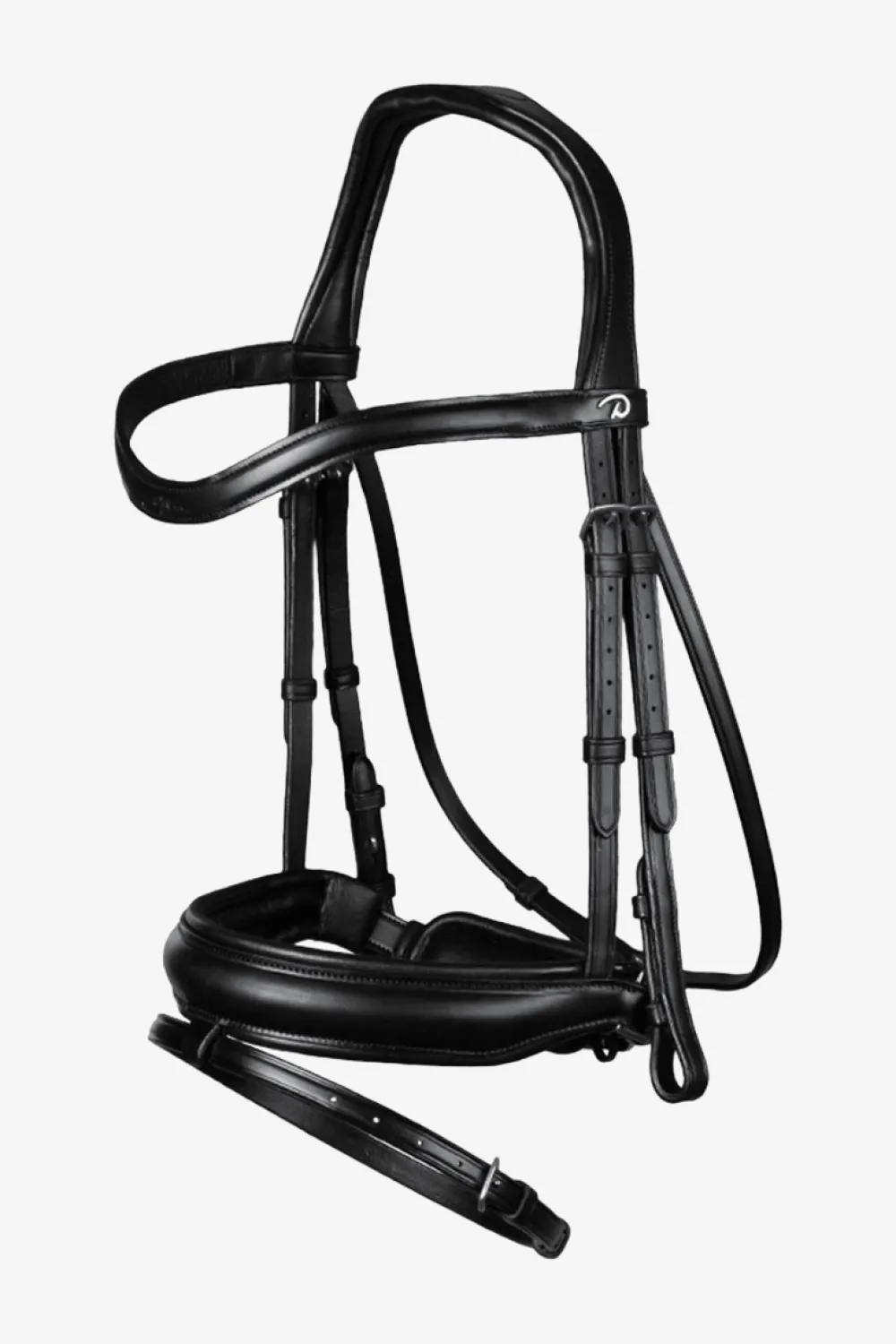 Dyón Träns & Pannband|Dyón-Dressyrträns Medium Pullback New English Svart