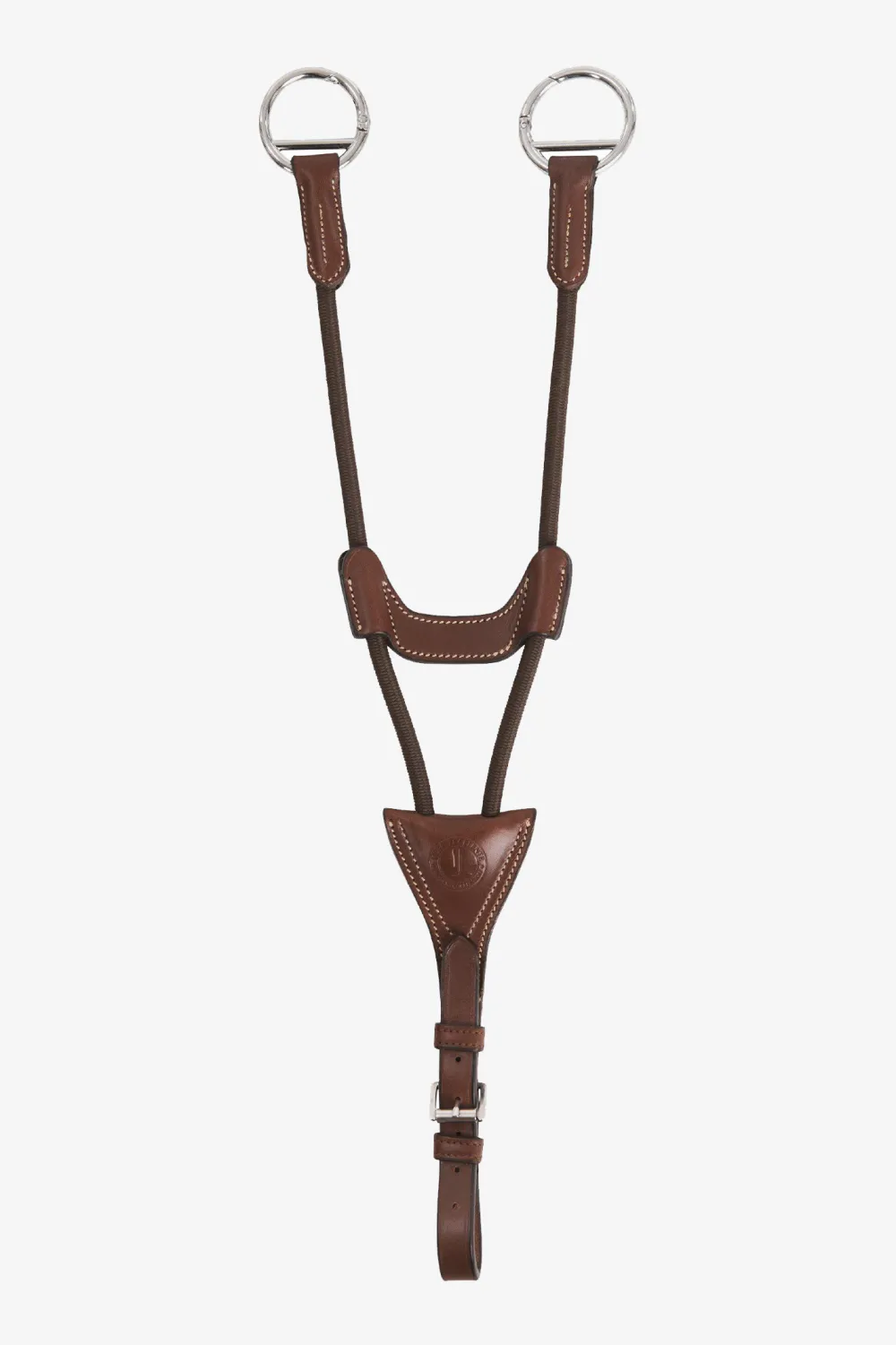 Lippo Lippo|Tyglar & Hjälptyglar-Eccelente Kort Elastisk Martingal Cognac