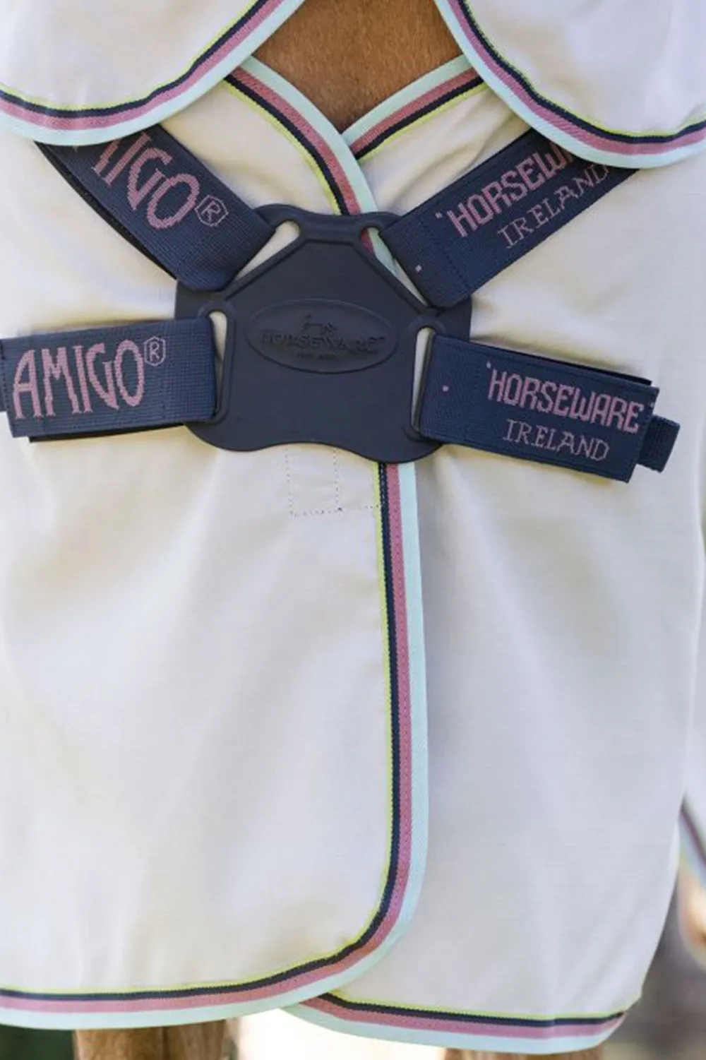 Horseware Hästtäcken & Flughuvor|Flugskydd-Eksemtäcke Amigo Ripstop Ponny Blue/Electric Blue