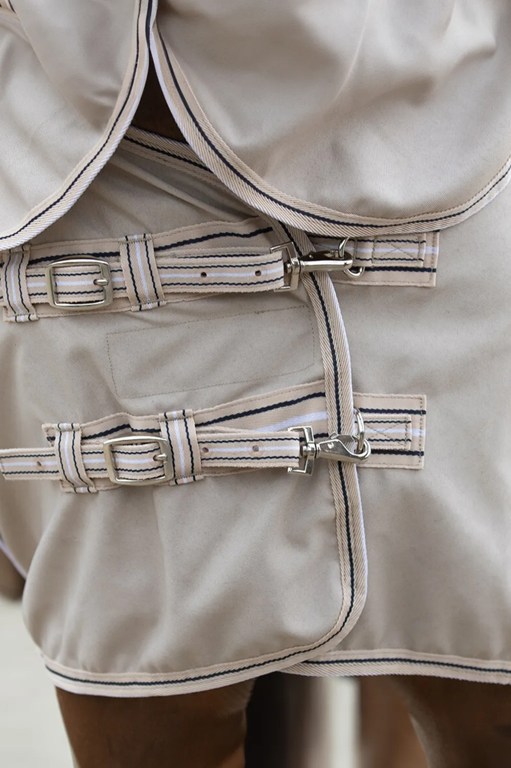 QHP Qhp-Eksemtäcke med Hals Beige