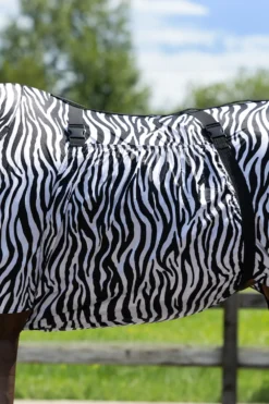 QHP Qhp|Hästtäcken & Flughuvor-Eksemtäcke Zebra