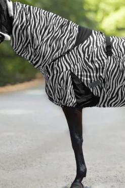 Waldhausen Hästtäcken & Flughuvor|Flugskydd-Eksemtäcke Zebra
