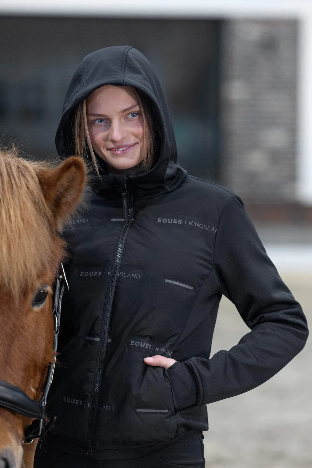 Kingsland Kingsland|Jackor & Kappor-Eque Kara Hybrid Ridjacka vart