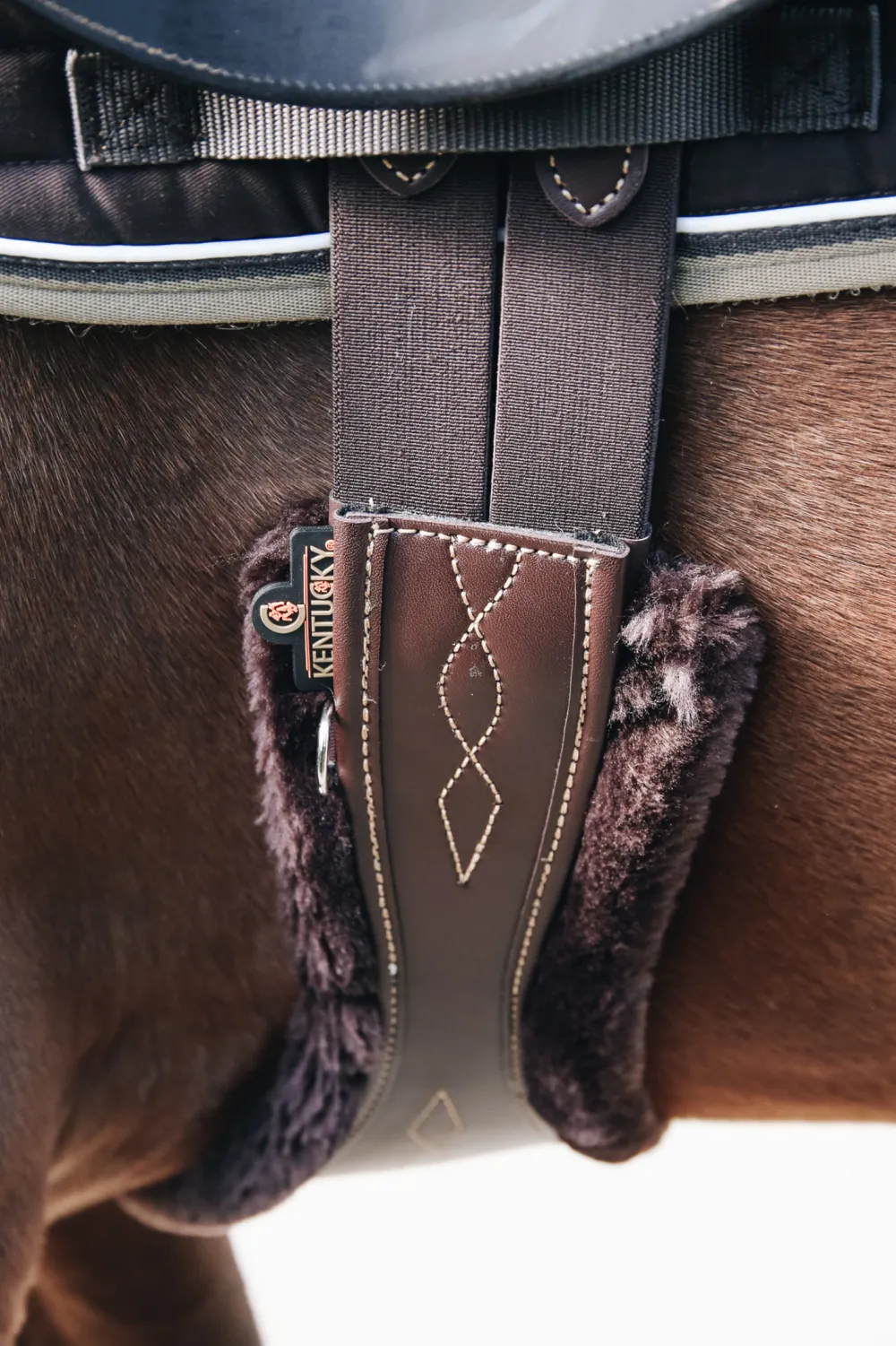 Kentucky Horsewear Kentucky Horsewear-Extra Fårskinn Anatomisk Gjord Brun
