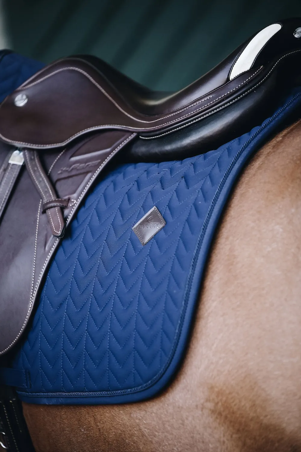 Kentucky Horsewear Schabrak & Huvor-Fiskben Schabrak Navy