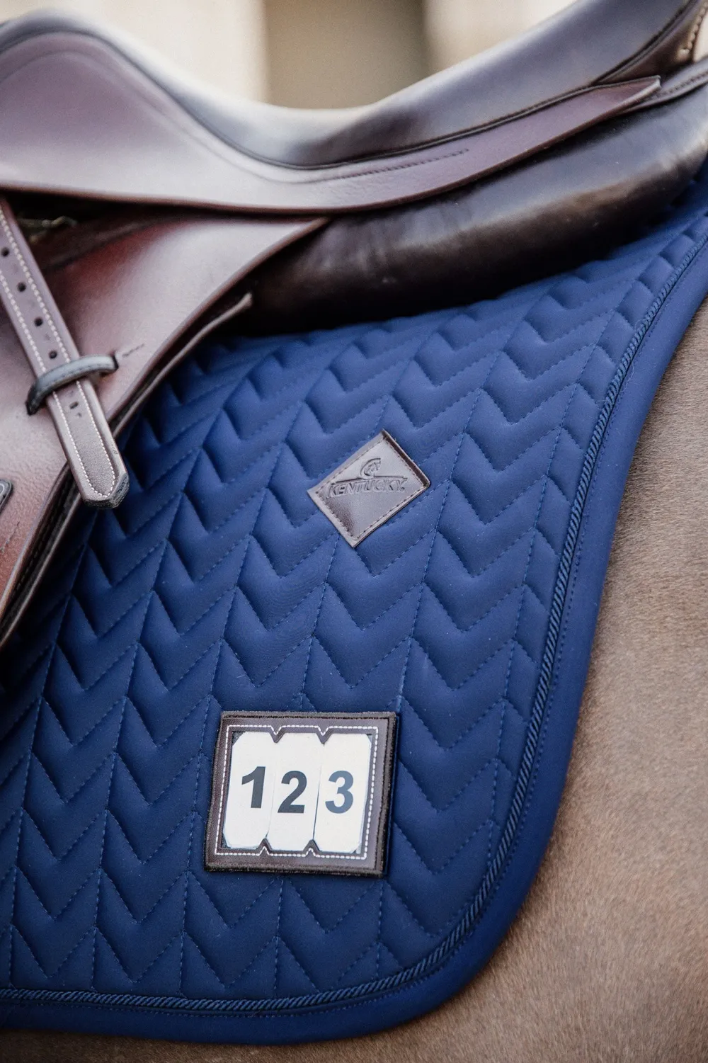 Kentucky Horsewear Kentucky Horsewear|Schabrak & Huvor-Fiskben Tävlingsschabrak Navy