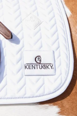 Kentucky Horsewear Schabrak & Huvor-Fiskben Tävlingsschabrak Vit