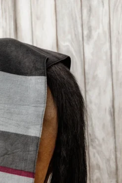 Kentucky Horsewear Hästtäcken & Flughuvor|Hästtäcken & Flughuvor-Fleecefilt Stripes 140*120 Svart/Grå