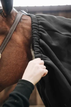 Kentucky Horsewear Hästtäcken & Flughuvor|Kentucky Horsewear-Fleecehals Svart
