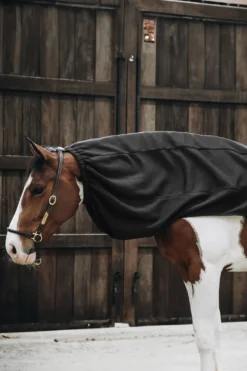Kentucky Horsewear Hästtäcken & Flughuvor|Kentucky Horsewear-Fleecehals Svart