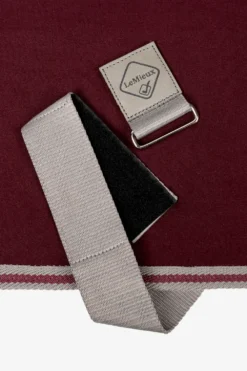 LeMieux Hästtäcken & Flughuvor|Lemieux-Fleecetäcke Arika Jersey-Tek Burgundy