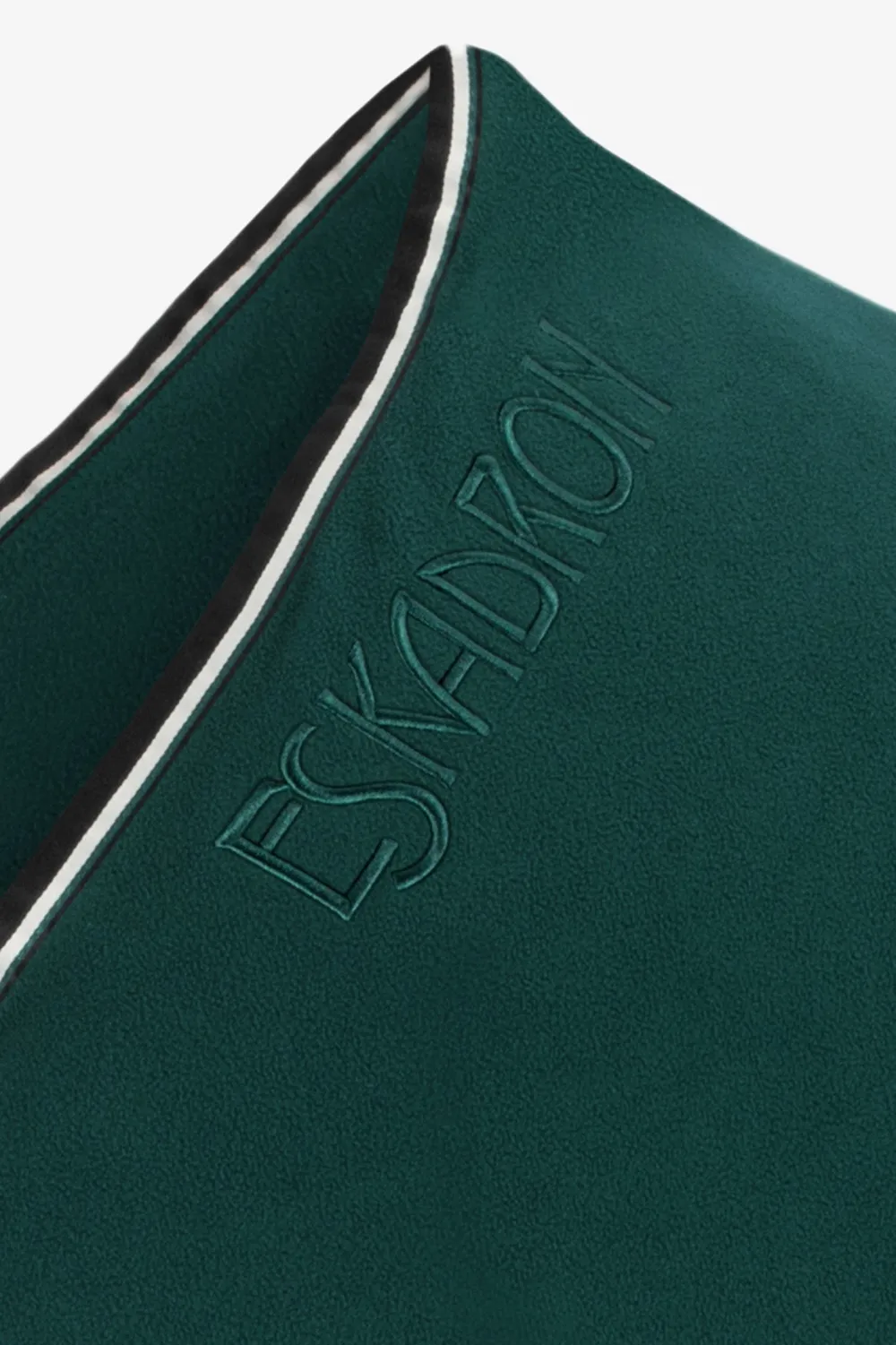 Eskadron Hästtäcken & Flughuvor|Eskadron-Fleecetäcke Core Contrast Shetty Racinggreen