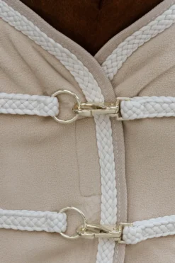 Kentucky Horsewear Hästtäcken & Flughuvor|Kentucky Horsewear-Fleecetäcke Plaited Rope Beige