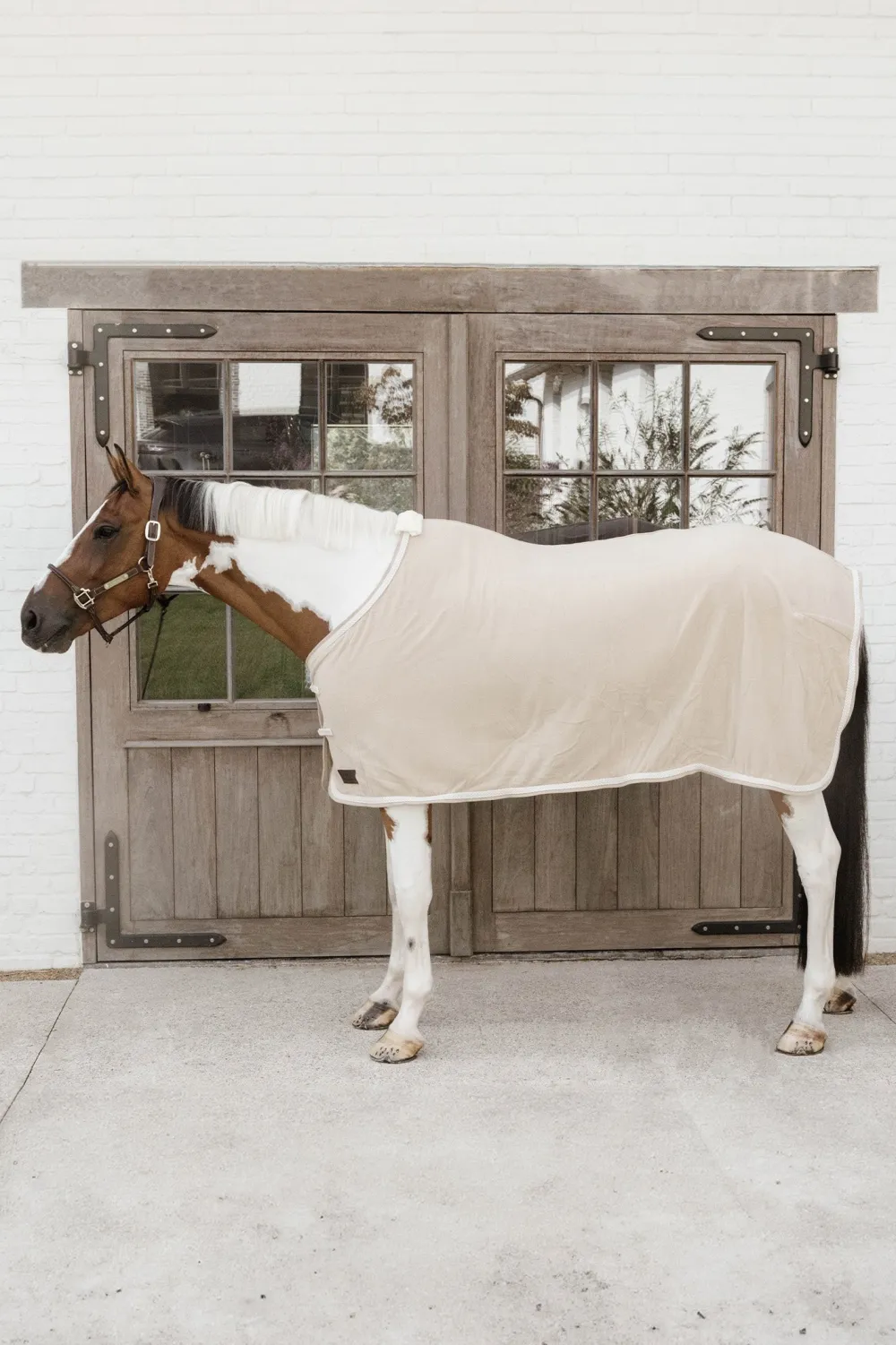 Kentucky Horsewear Hästtäcken & Flughuvor|Kentucky Horsewear-Fleecetäcke Plaited Rope Beige