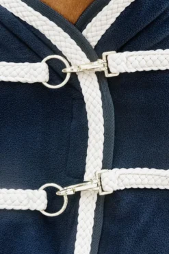 Kentucky Horsewear Hästtäcken & Flughuvor|Kentucky Horsewear-Fleecetäcke Plaited Rope Navy