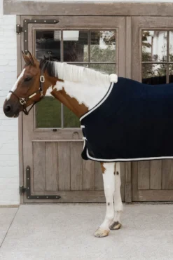 Kentucky Horsewear Hästtäcken & Flughuvor|Kentucky Horsewear-Fleecetäcke Plaited Rope Navy