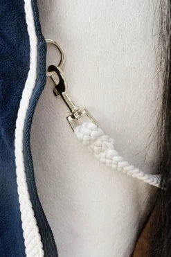Kentucky Horsewear Hästtäcken & Flughuvor|Kentucky Horsewear-Fleecetäcke Plaited Rope Navy