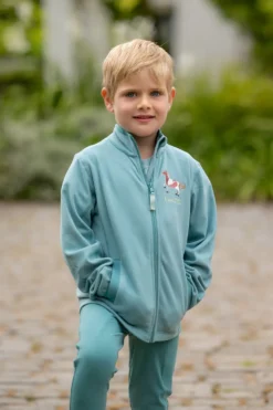 LeMieux Lemieux-Fleecetröja Mini Mari Junior Turkos