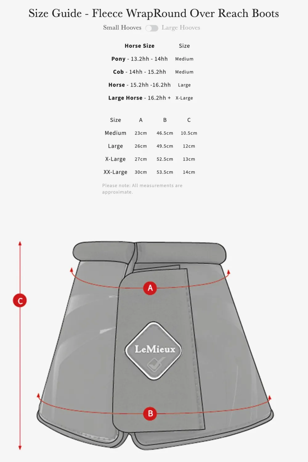 LeMieux Lemieux|Benskydd & Benlindor-Feece Wrapround Boots Svart