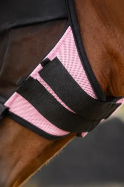 QHP Flugskydd-Flughuva Med Öron Avtagbar Nos Rosa