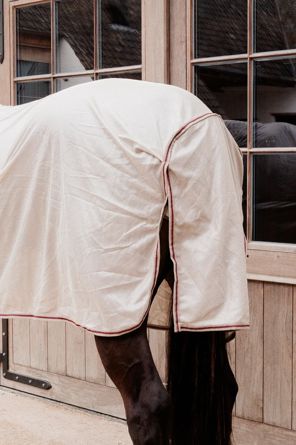 Kentucky Horsewear Kentucky Horsewear|Flugskydd-Flugtäcke Mesh Med Magplatta Beige