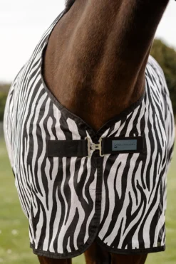 Waldhausen Hästtäcken & Flughuvor-Flugtäcke Zebra