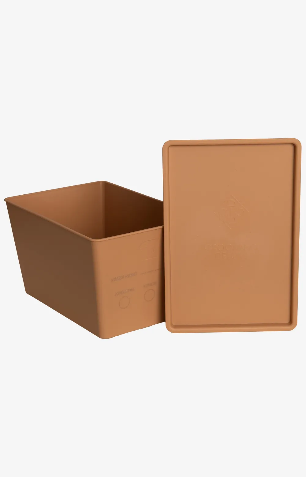 Grooming Deluxe Grooming Deluxe|Utfodring & Hinkar-Foderlåda m Lock 7L Beige